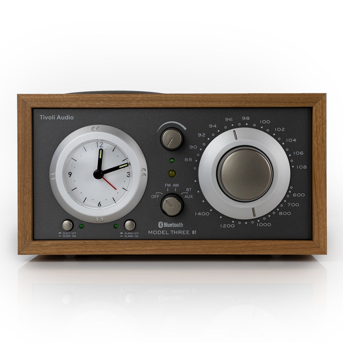Tivoli Audio Model Three AM/FM Bluetooth Clock Radio with USB Charging ...
