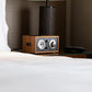Tivoli Audio Model Three AM/FM Bluetooth Clock Radio with USB Charging Ports (Metallic Taupe/Cherry)