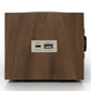 Tivoli Audio Model Three AM/FM Bluetooth Clock Radio with USB Charging Ports (Walnut / Beige)