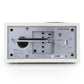 Tivoli Audio Model Three AM/FM Bluetooth Clock Radio with USB Charging Ports (White/Silver)