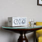 Tivoli Audio Model Three AM/FM Bluetooth Clock Radio with USB Charging Ports (White/Silver)