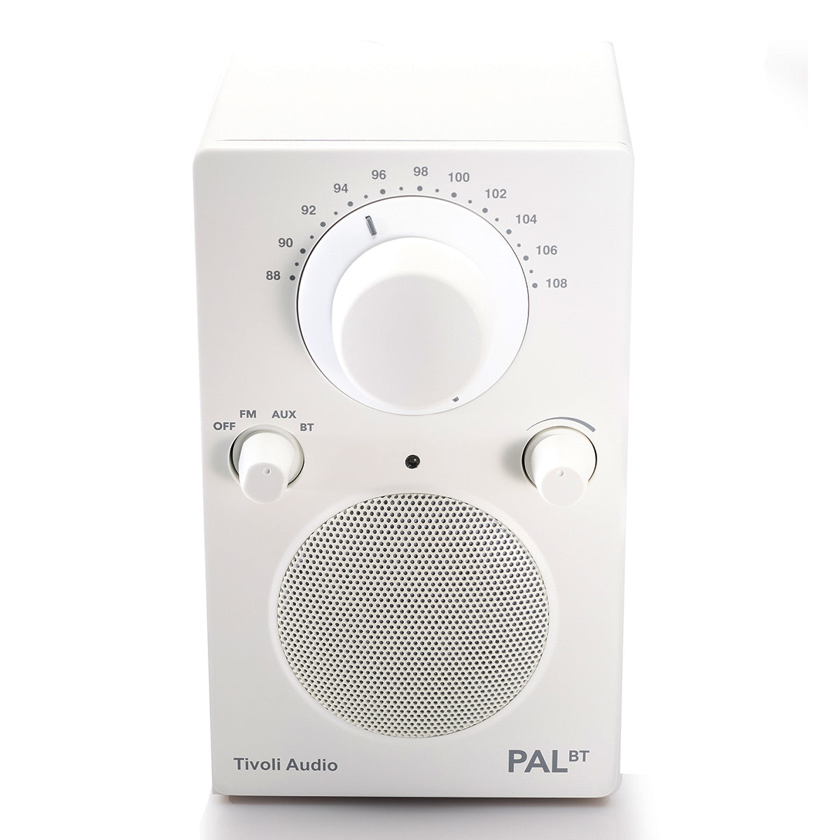Tivoli Audio PAL BT Bluetooth FM Portable Radio and Speaker - Gen 3 (White)