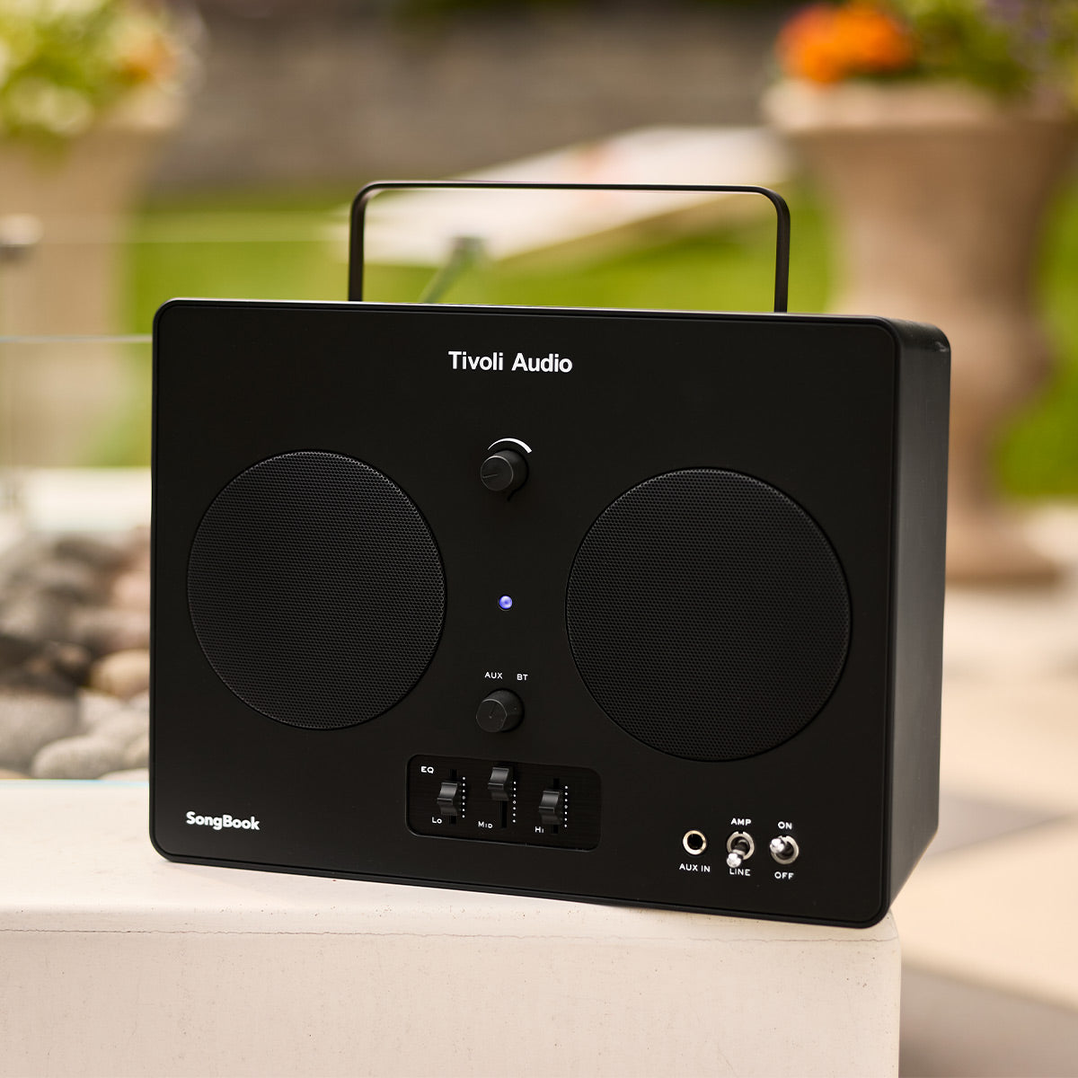 Tivoli Audio Songbook Bluetooth Speaker with Built-In Pre-Amp and Carrying Handle (Black)