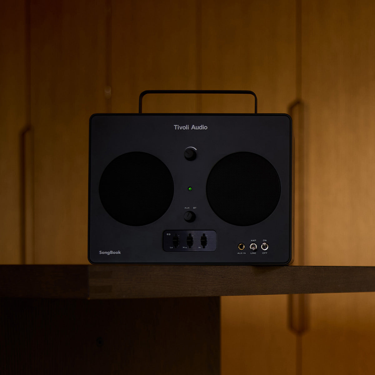 Tivoli Audio Songbook Bluetooth Speaker with Built-In Pre-Amp and Carrying Handle (Black)
