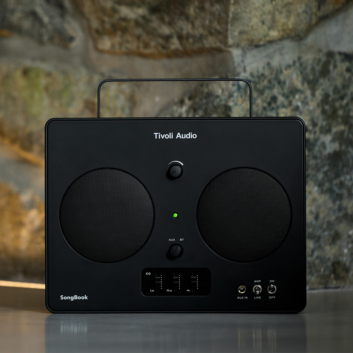 Tivoli Audio Songbook Bluetooth Speaker with Built-In Pre-Amp and Carrying Handle (Black)