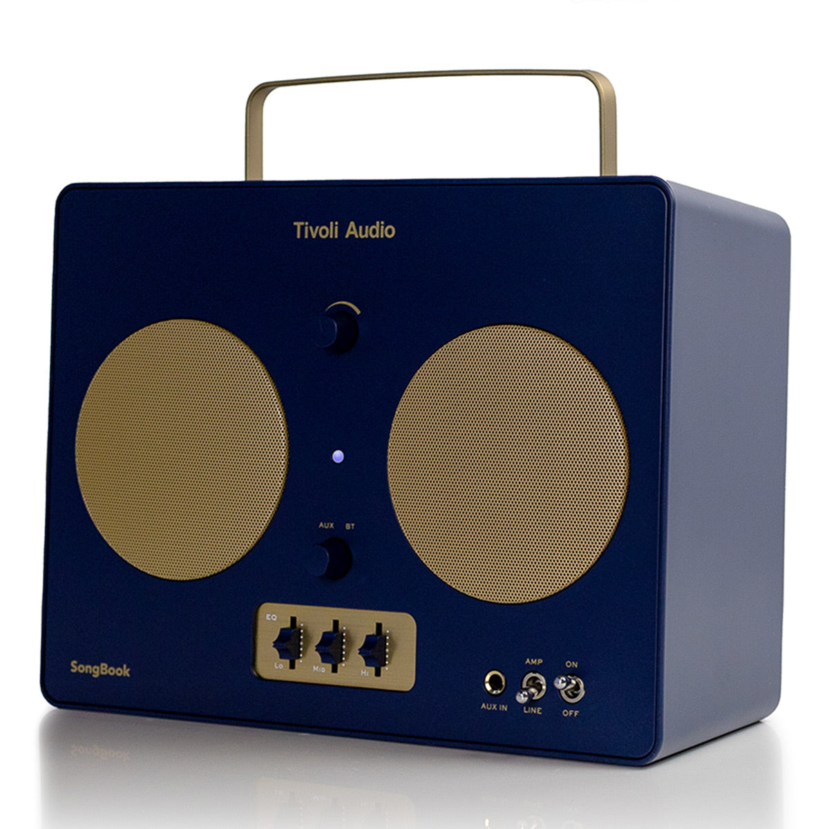 Tivoli Audio Songbook Bluetooth Speaker with Built-In Pre-Amp and Carrying Handle (Blue)