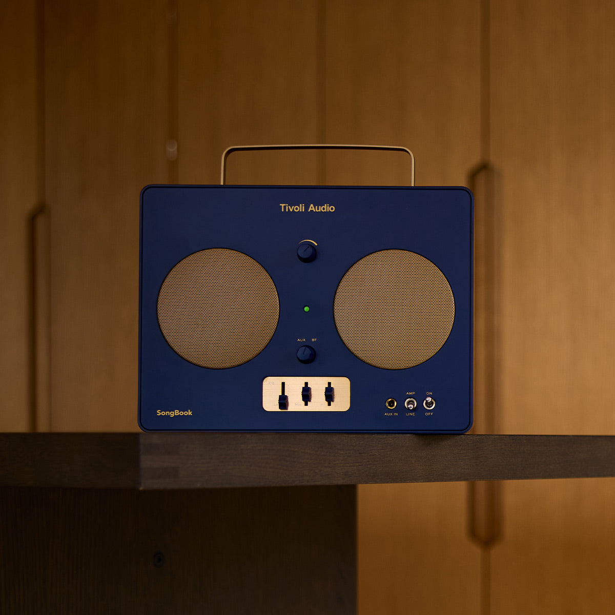 Tivoli Audio Songbook Bluetooth Speaker with Built-In Pre-Amp and Carrying Handle (Blue)