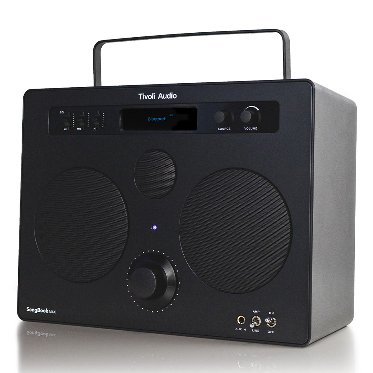 Tivoli Audio Songbook MAX Bluetooth Speaker with Built-In Pre-Amp and Carrying Handle (Black)