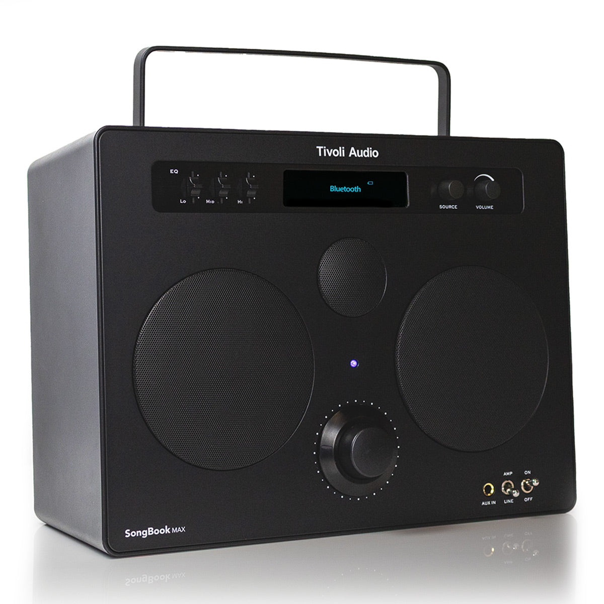 Tivoli Audio Songbook MAX Bluetooth Speaker with Built-In Pre-Amp and Carrying Handle (Black)