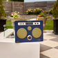 Tivoli Audio Songbook MAX Bluetooth Speaker with Built-In Pre-Amp and Carrying Handle (Blue)