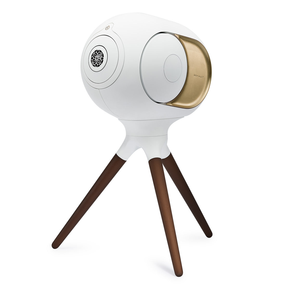 Devialet Phantom I 108db Opera de Paris High-End Wireless Speaker with Treepod Floorstand for Phantom I (Matte White) - Each