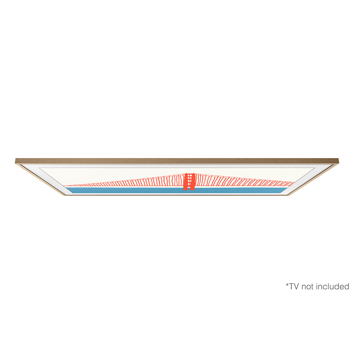 Samsung Customizable Bezel for Samsung The Frame 55" (Modern Teak)