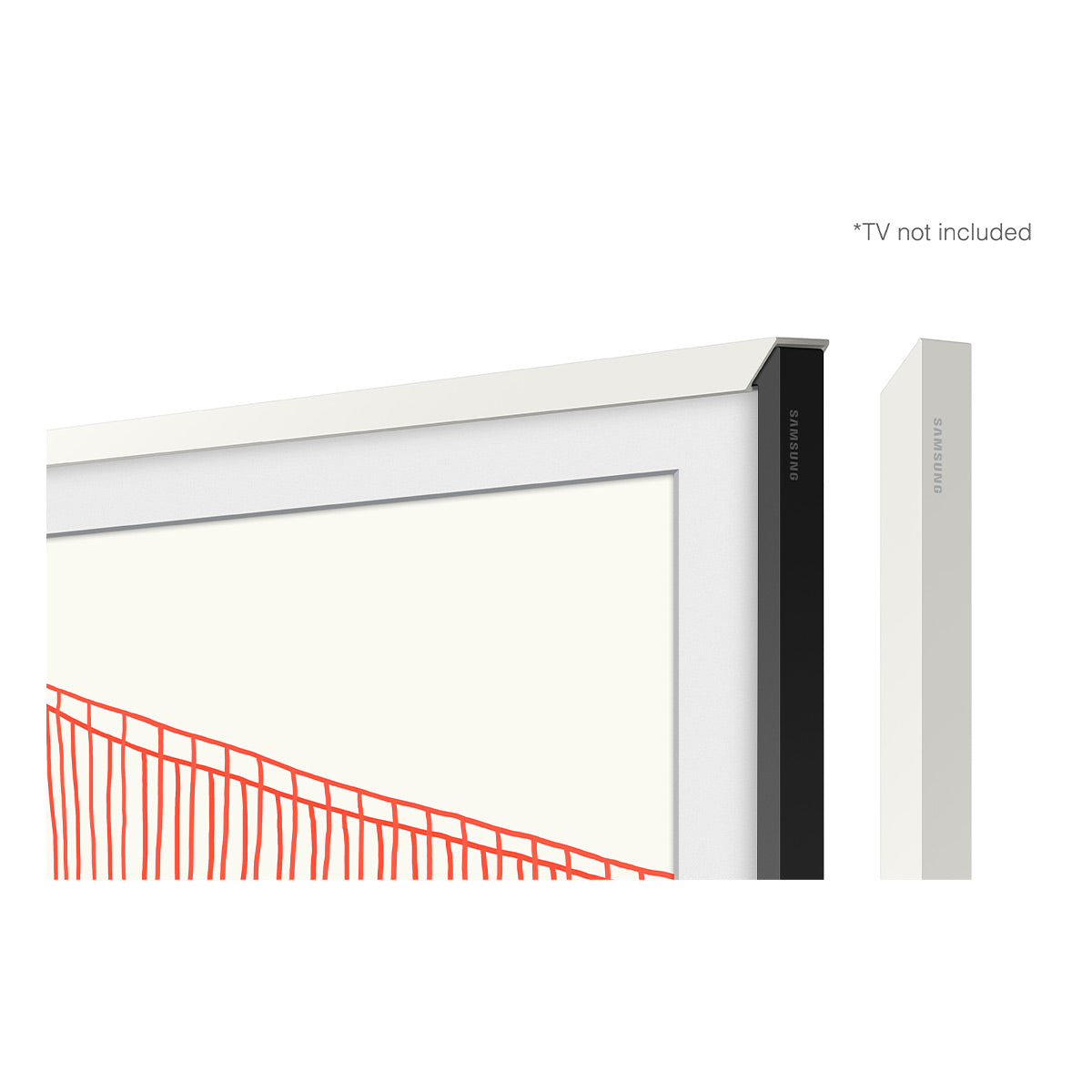 Samsung Customizable Bezel for Samsung The Frame 50" (Modern White)