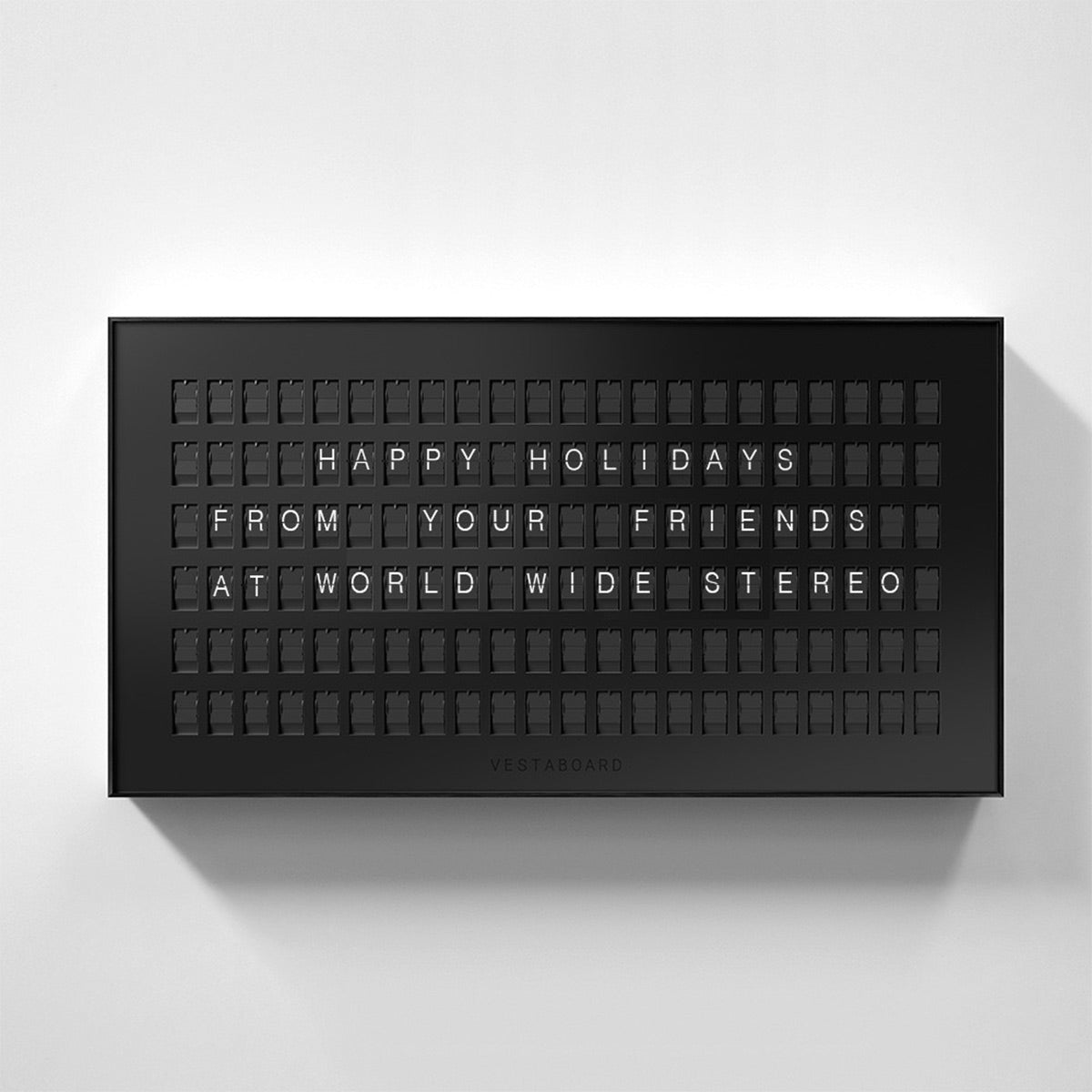 Vestaboard Mechanical Smart Messaging Display (Black)