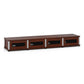 Salamander Designs Synergy 147 Quad AV Cabinet (Dark Walnut with Aluminum Posts)