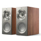 KEF Reference 1 Meta Bookshelf Speaker - Pair (Satin Walnut/Silver)