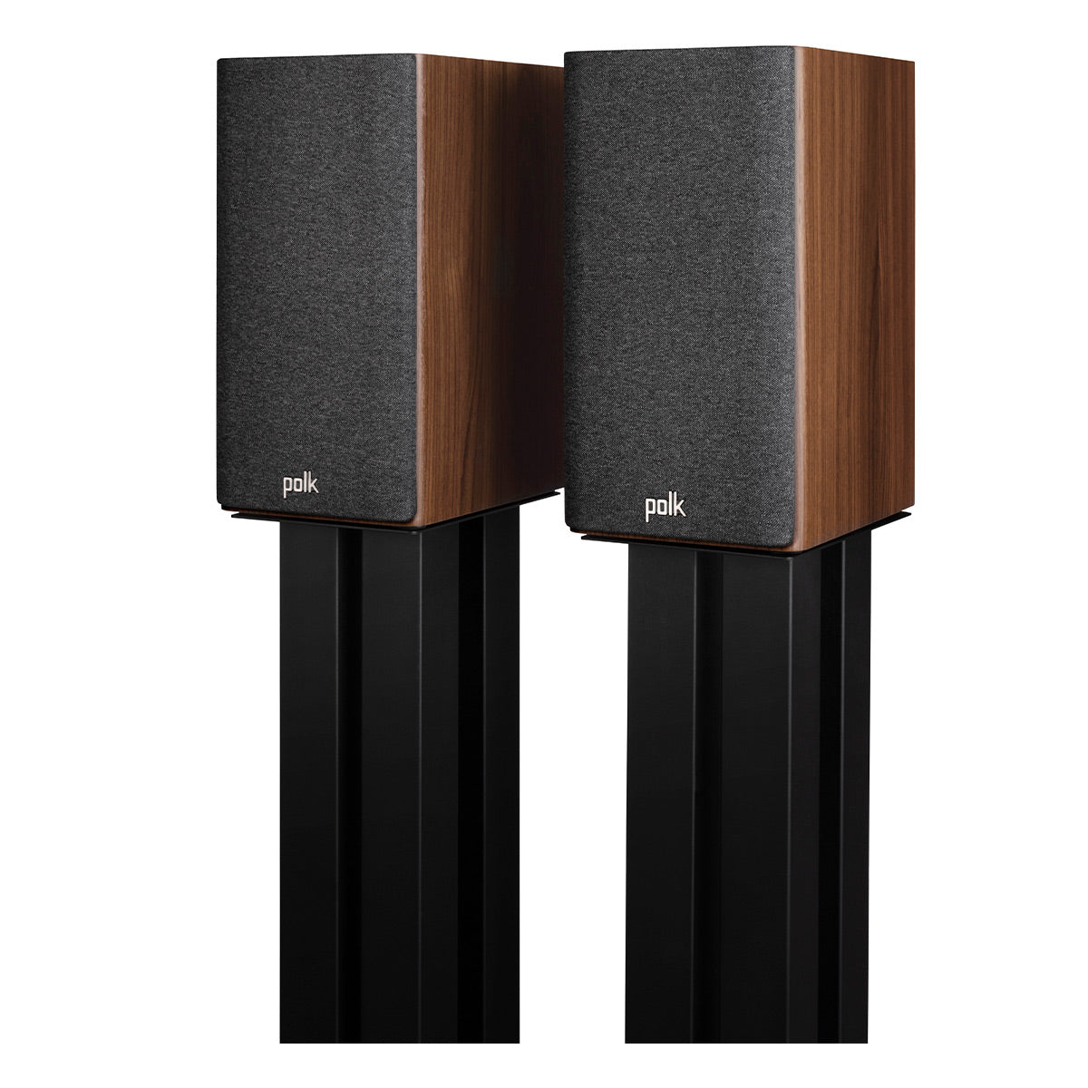 Polk Audio Reserve R100 Bookshelf Speaker Cable Bundle (Walnut)