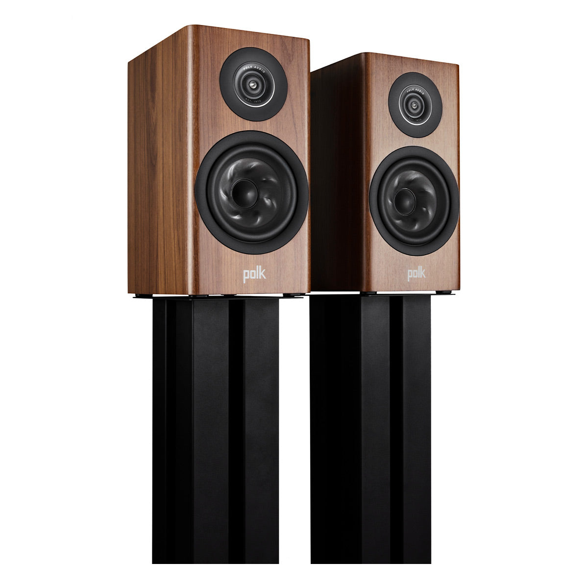 Polk Audio Reserve R100 Bookshelf Speaker Cable Bundle (Walnut)