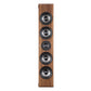 Polk Audio Reserve R350 Slim Center Channel Speaker Cable Bundle (Walnut)