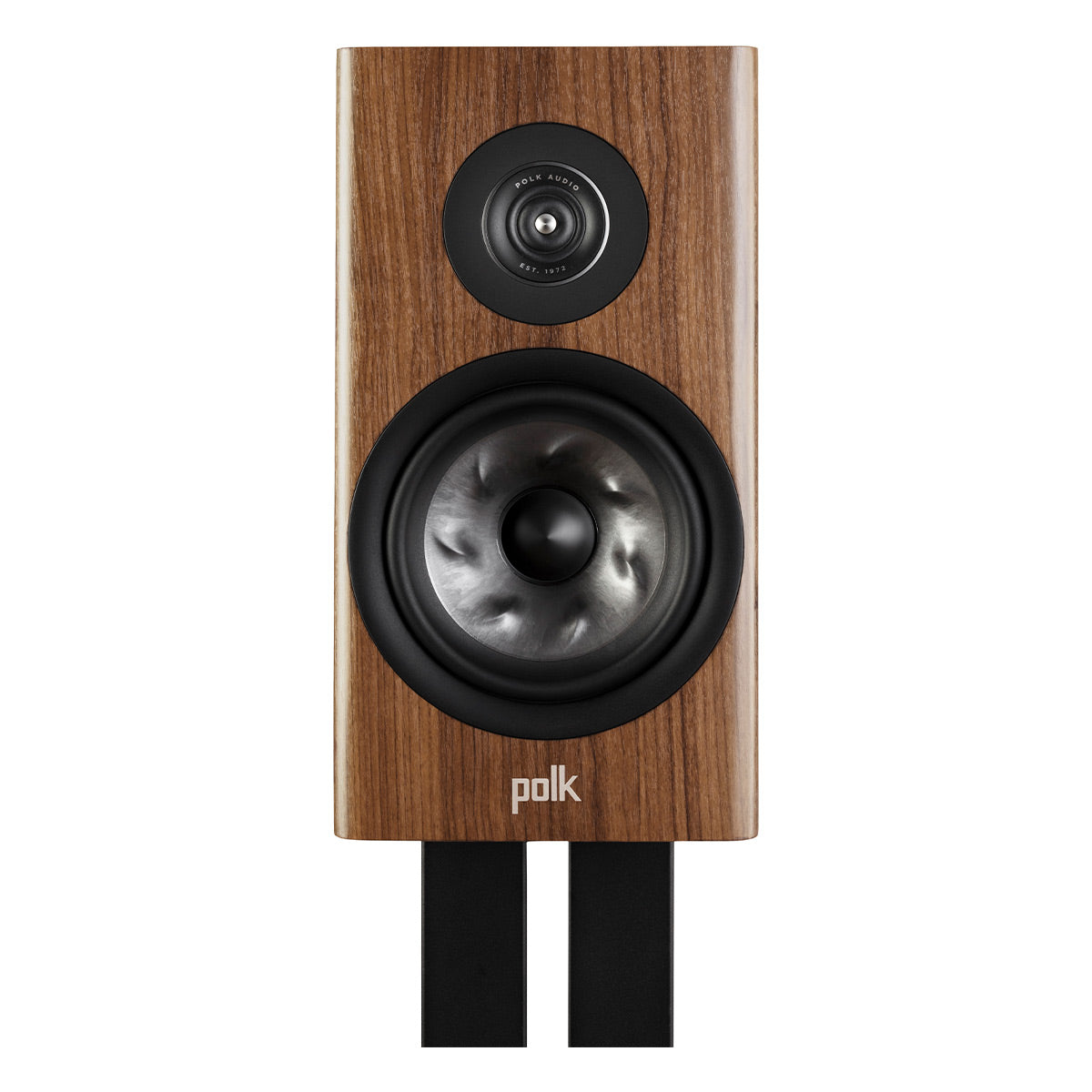 Polk Audio Reserve 200 Bookshelf Speaker Pair with 14 Gauge Speaker Wire - 50 Feet (Walnut)