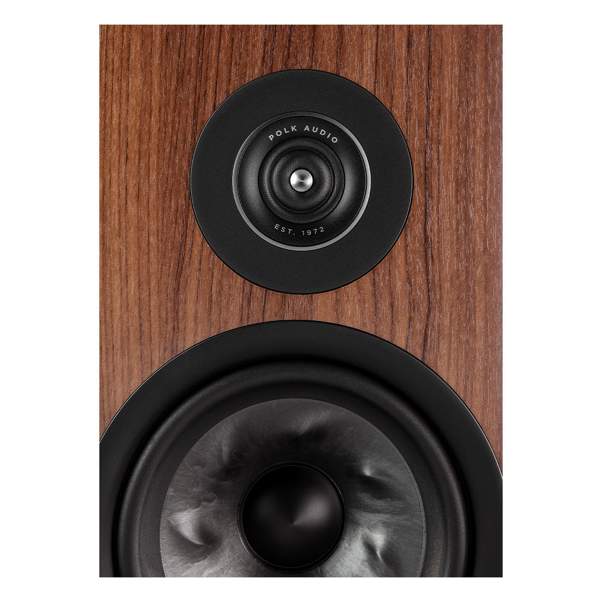 Polk Audio Reserve 200 Bookshelf Speaker Pair with 14 Gauge Speaker Wire - 50 Feet (Walnut)