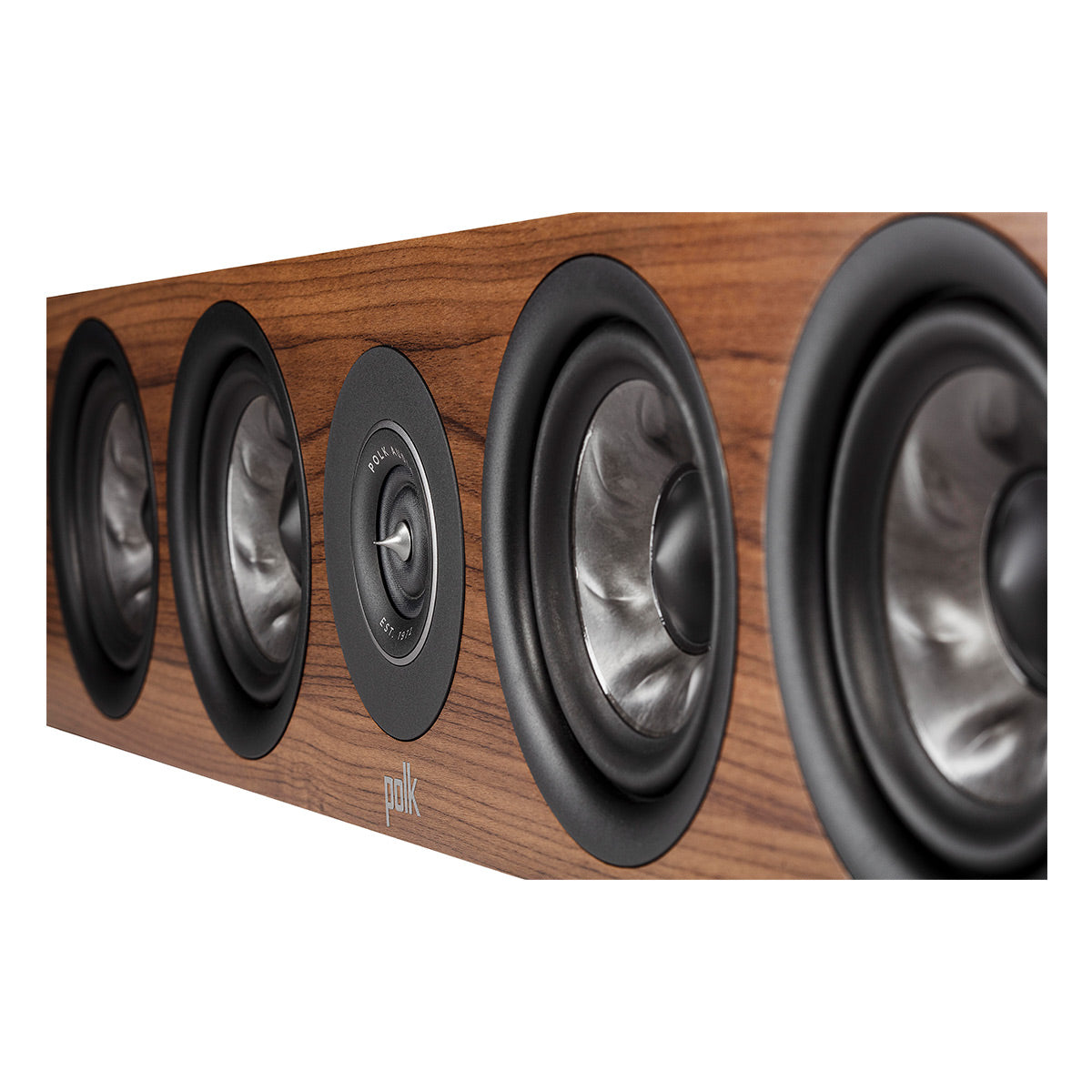 Polk Audio Reserve R350 Slim Center Channel Speaker Cable Bundle (Walnut)