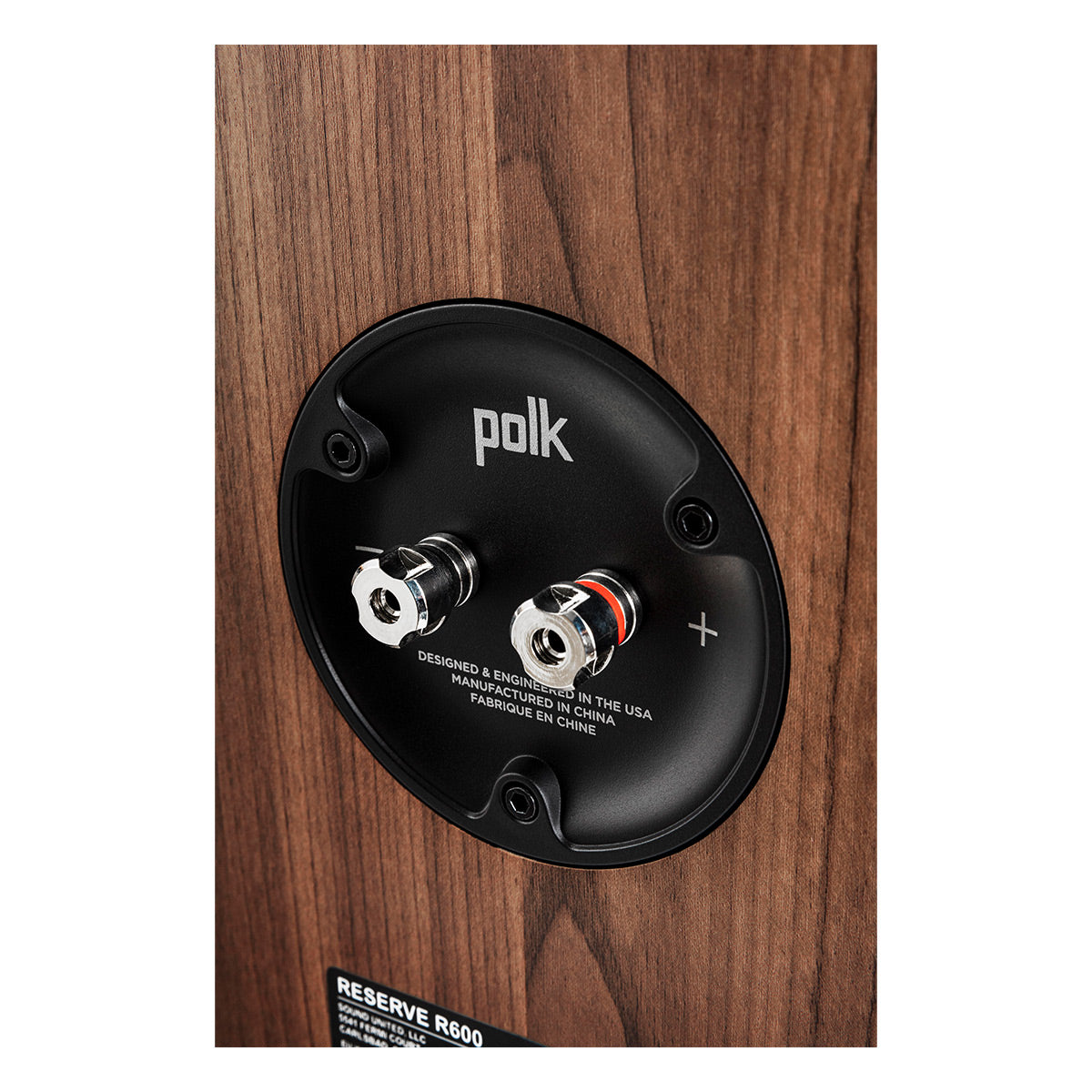Polk Audio Reserve R600 Floorstanding Speaker Cable Bundle (Walnut)