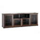 Salamander Designs Synergy 345 Quad AV Cabinet (Dark Walnut with Aluminum Posts)