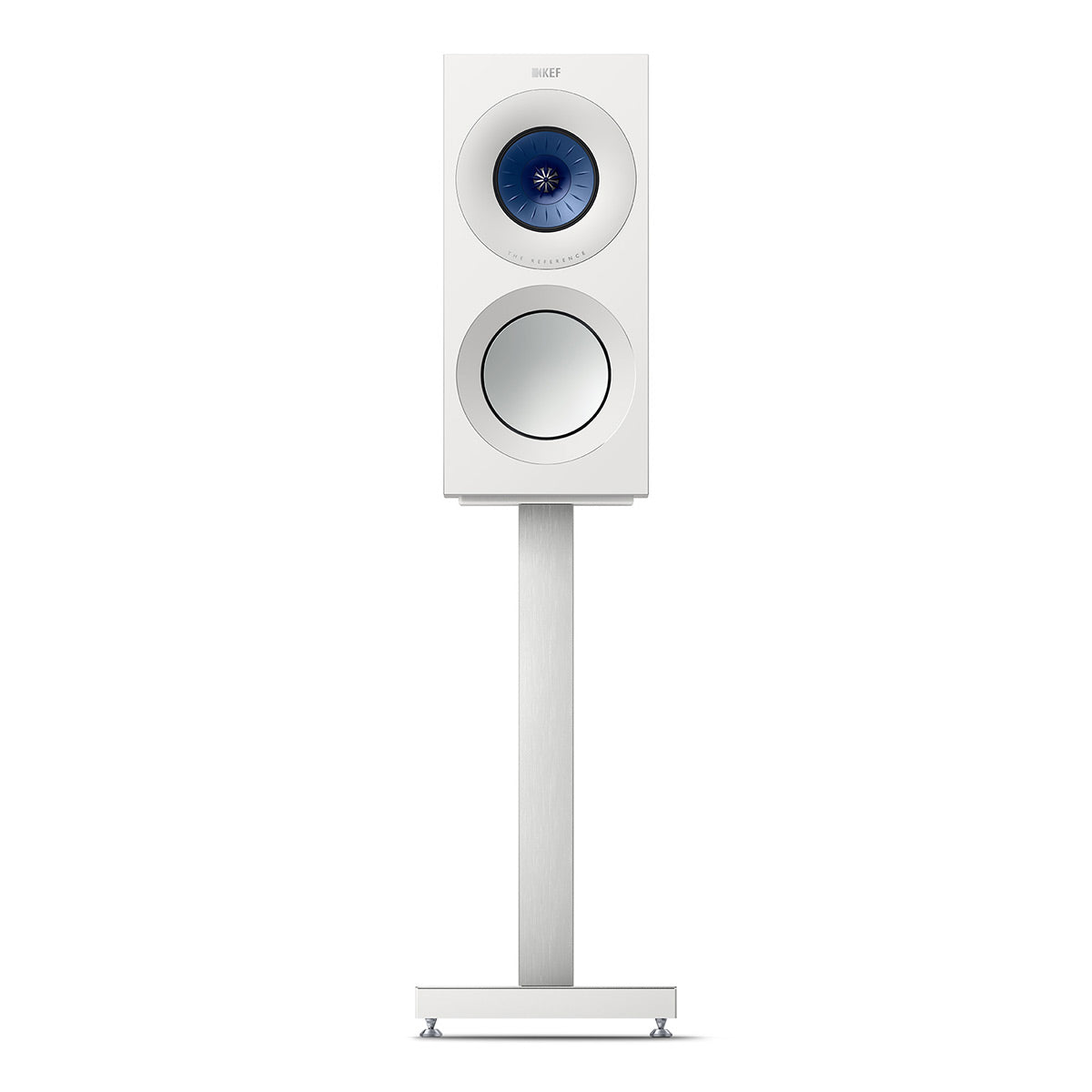 KEF Reference 1 Meta Bookshelf Speaker - Pair (High-Gloss White/Blue)