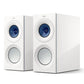KEF Reference 1 Meta Bookshelf Speaker - Pair (High-Gloss White/Blue)