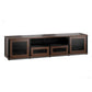 Salamander Designs Synergy 245 Quad AV Cabinet (Dark Walnut with Black Posts)