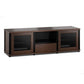 Salamander Designs Synergy 236 Triple AV Cabinet (Dark Walnut with Black Posts)
