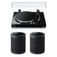 Yamaha MusicCast Vinyl 500 Turntable with MusicCast 20 Wireless Speakers - Pair (Black)