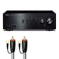 Yamaha A-S301 Amplifier Bundle with AudioQuest Jack Russell Cable (Black)
