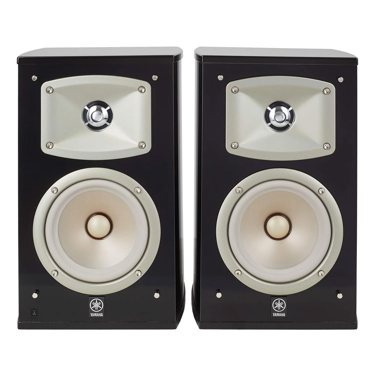 Yamaha NS-333 Bookshelf Speakers with Crossover - Pair (Black)
