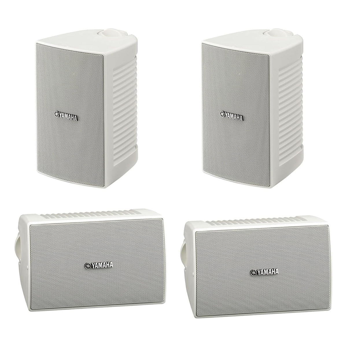 Yamaha NS-AW194 High Performance Outdoor Speakers - 4-Pack (White)