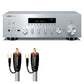 Yamaha R-N600A Network Receiver Bundle with AudioQuest Jack Russell (Silver)