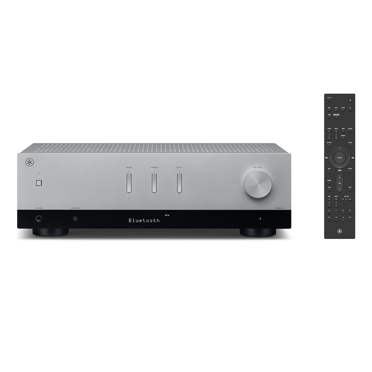 Yamaha R200ASL 2 Channel Stereo Receiver with Bluetooth (Silver)