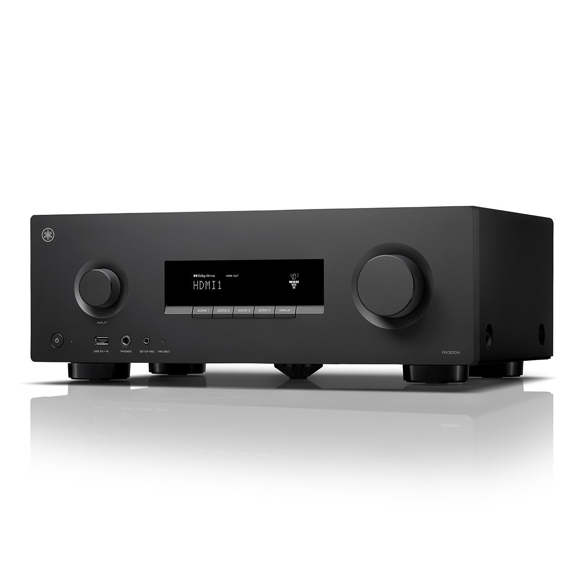Yamaha RX300A 5.2-Cha 8K AV Receiver Bundle with AudioQuest Sky 3m HDMI