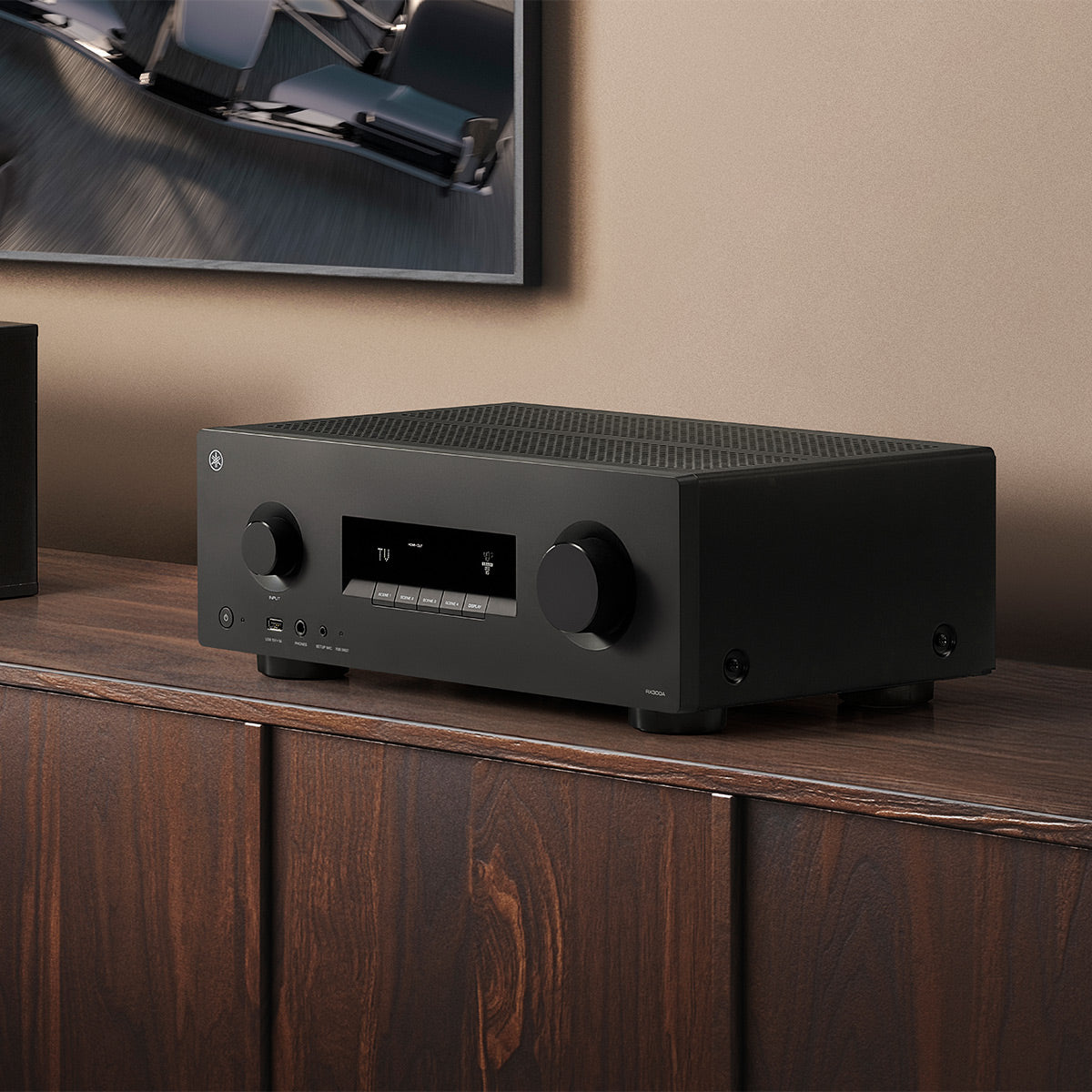 Yamaha RX300A 5.2-Cha 8K AV Receiver Bundle with AudioQuest Sky 3m HDMI