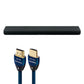 Yamaha SR-B30A Sound Bar with Built-In Sub Bundle with AudioQuest Sky 3m HDMI