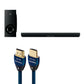 Yamaha SR-B40A Sound Bar Bundle w/ Wireless Sub & AudioQuest Sky 3m HDMI