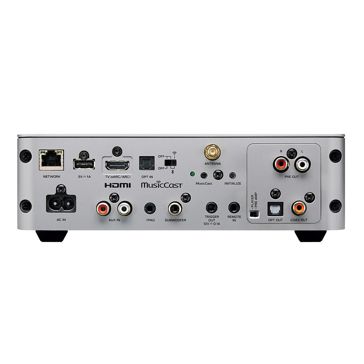 Yamaha WXC-70A Compact Streamer (Silver)