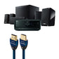 Yamaha YHT-5960U 5.1Ch Home Theater System Bundle with AudioQuest Sky 3m HDMI