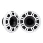 Kicker KMXL8 8" Marine Horn-Loaded Coaxial Speakers - Pair