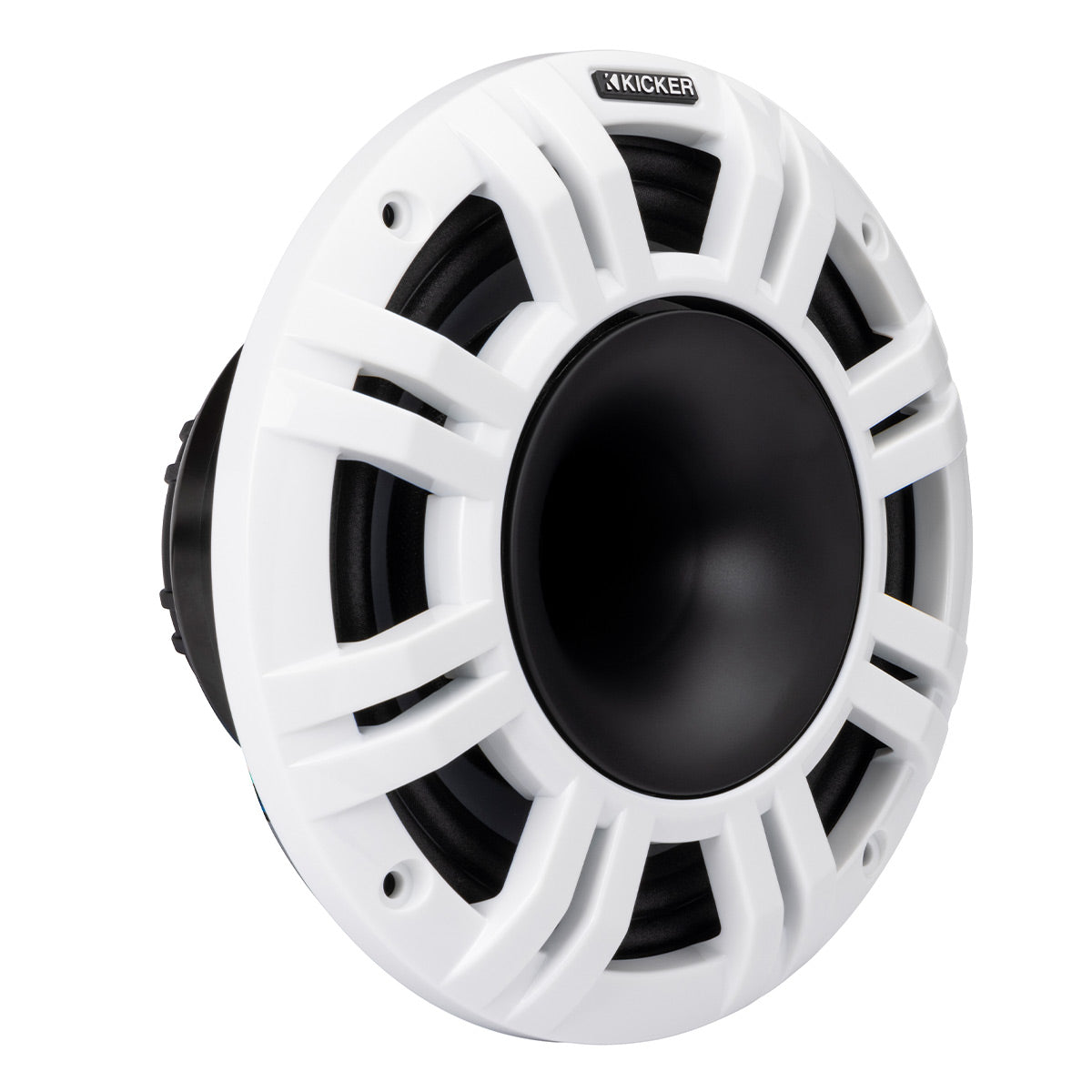 Kicker KMXL8 8" Marine Horn-Loaded Coaxial Speakers - Pair