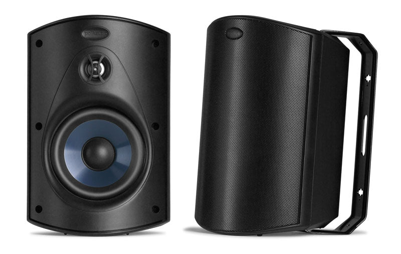 Polk Audio Atrium 5 All Weather Outdoor Loudspeaker Cable Bundle - Pair (Black)