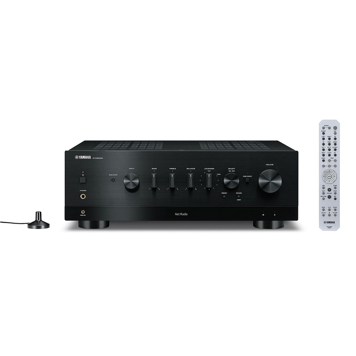 Yamaha R-N1000A Network Receiver Bundle with AudioQuest Sky 3m HDMI (Black)
