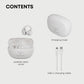 Beyerdynamic AMIRON ZERO Open-Ear Clip-on Earbuds (White)