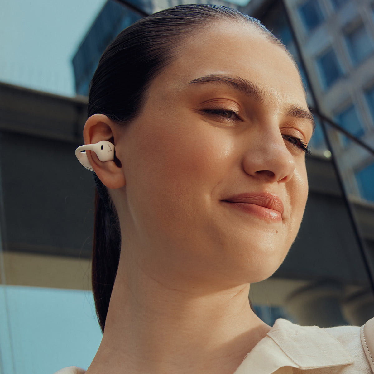 Beyerdynamic AMIRON ZERO Open-Ear Clip-on Earbuds (White)